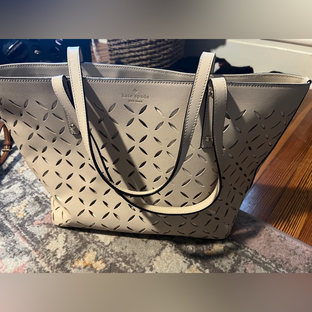 Kate Spade ivory tote